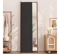 YWQJL Meuble Rideau Cuisine Imperméable Rideaux Fenetre Occultant Rideau Cache Placard avec Rail Silencieux Rideaux De Porte Anti-poussière Et Anti-Taches(#9,W80xH180cm)