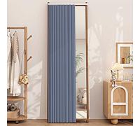 YWQJL Meuble Rideau Cuisine Imperméable Rideaux Fenetre Occultant Rideau Cache Placard avec Rail Silencieux Rideaux De Porte Anti-poussière Et Anti-Taches(#4,W35xH120cm)