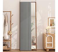 YWQJL Meuble Rideau Cuisine Imperméable Rideaux Fenetre Occultant Rideau Cache Placard avec Rail Silencieux Rideaux De Porte Anti-poussière Et Anti-Taches(#2,W60xH160cm)