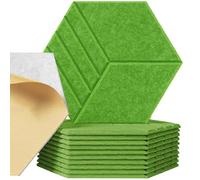 YWQJL Panneau Acoustique 12 Pièces Autocollants,Panneaux Muraux 3D,Panneau Mural Decoratif Adhesif,Wall Panel,Stickers Muraux en Feutre,30x26cm(G)