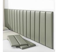 YWQJL Panneau Mural Decoratif Panneaux Muraux Adhesif Protection Murale Panneau Tete De Lit À Coller Anti-Collision Coussin Mura Sticker Mural Tete De Lit(#11,23x70cm/6pc)