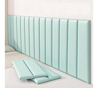 YWQJL Panneau Mural Decoratif Panneaux Muraux Adhesif Protection Murale Panneau Tete De Lit À Coller Anti-Collision Coussin Mura Sticker Mural Tete De Lit(#18,23x70cm/12pc)