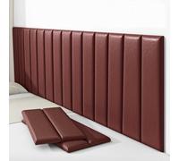 YWQJL Panneau Mural Decoratif Panneaux Muraux Adhesif Protection Murale Panneau Tete De Lit À Coller Anti-Collision Coussin Mura Sticker Mural Tete De Lit(#17,23x70cm/6pc)