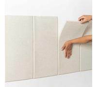 YWQJL Panneaux Muraux Adhesif Protection Muralel Panneau Tete De Lit À Coller Anti-Collision Coussin Mural Panneau Mural Decoratif Sticker Tete De Lit(#6,30x60cm/1pc)