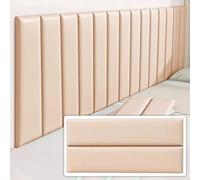 YWQJL Panneaux Muraux Panneau Tete De Lit À Coller Panneau Rembourré Auto-adhésif Anti-Collision Coussin Mural Protection Muralel Rectangulaire Et Décoratif(#8,23x70cm/15pc)