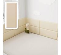 YWQJL Panneaux Muraux Panneau Tete De Lit À Coller Panneau Rembourré Auto-adhésif Anti-Collision Coussin Mural Protection Muralel Rectangulaire Et Décoratif(#4,23x50cm/10pcs)
