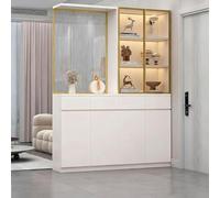 YWQJL Présentoir autoportant, 200 cm de Hauteur, cloison Murale avec étagères de Rangement, cloison sur Colonne à Poser au Sol, adapté à de Multiples usages.(F,140cm/55.1in)