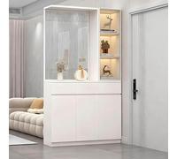 YWQJL Présentoir autoportant, 200 cm de Hauteur, cloison Murale avec étagères de Rangement, cloison sur Colonne à Poser au Sol, adapté à de Multiples usages.(H,120cm/47.2in)