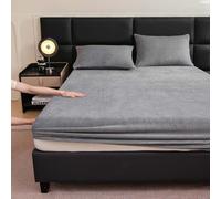 YWQJL Protege Matelas 180x200/140x200/160x200 Tissu Respirant Et Doux Drap Housse Matelas éPais Et éLastique IntéGral(c,99x190cm)