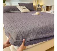 YWQJL Protege Matelas 180x200/140x200/160x200 Tissu Respirant Et Doux Drap Housse Matelas éPais Et éLastique IntéGral(v2,150x200cm)