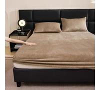 YWQJL Protege Matelas 180x200/140x200/160x200 Tissu Respirant Et Doux Drap Housse Matelas éPais Et éLastique IntéGral(h,153x203cm)