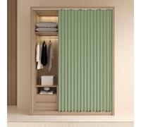 YWQJL Rideau Cache Placard Rideau Cuisine Rideaux Fenetre Occultant Rideau Armoire Auto Adhesif Rideau De Porte Interieur Isolant Rideaux Cuisine Rideau Meuble(#5,W100xH220cm/2pc)