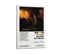 YWROLERYRY Poster Tory Lanez sur la liste des pistes de l'album Alone At Prom - Impression sur toile vintage - Décoration pour salon, chambre à coucher - 40 x 60 cm - Style cadre