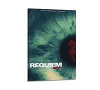 YWROLERYRY Requiem for A Dream1 Poster mural esthétique sur toile style vintage avec cadre pour salon, chambre à coucher, 50 x 75 cm