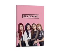 YWRRWQBER Blackpink Affiches murales esthétiques sur toile décoratives vintage pour salon, chambre à coucher, 30 x 45 cm, style cadre