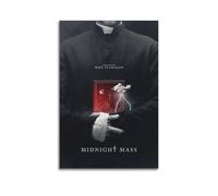 YWRRWQBER Lot de 6 affiches du film de la messe de minuit - Décoration murale vintage sur toile pour salon, chambre à coucher, 50 x 75 cm - Style sans cadre