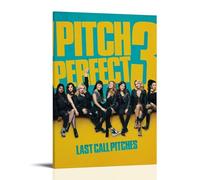 YWRRWQBER Pitch Perfect 3 affiches esthétiques sur toile - Décoration murale vintage pour salon, chambre à coucher, 50 x 75 cm - Style cadre
