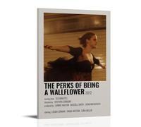 YWRRWQBER Poster de film The Perks of Being A Wallflower - Impression sur toile - Décoration murale vintage pour salon, chambre à coucher - 50 x 75 cm - Style cadre