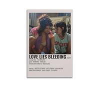 YWRRWQBER Poster décoratif sur toile « Love Lies Bleeding » - Décoration murale vintage pour salon, chambre à coucher, 40 x 60 cm - Style sans cadre