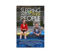 YWRRWQBER Poster décoratif sur toile « Sleeping with Other People » - Décoration murale vintage pour salon, chambre à coucher - 30 x 45 cm - Style sans cadre