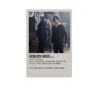 YWRRWQBER Poster décoratif vintage sur toile de Hemlock Grove - Décoration murale pour salon, chambre à coucher - 20 x 30 cm - Style sans cadre