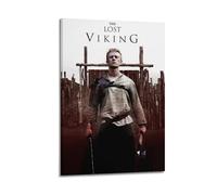 YWRRWQBER Poster The Lost Viking - Impression sur toile - Décoration murale vintage - Peinture décorative pour salon, chambre à coucher - 30 x 45 cm - Style cadre