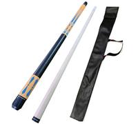 YWRU 120CM Queue de Billard avec Sac De Repère, 47" Fait à la Main érable 1/2 Piece Professionnel Queue De Billard Pointe de 12mm(Color:Jaune)