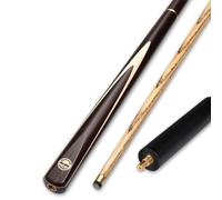 YWRU Queue de Billard Snooker 3/4 pièces, 145CM Arbre Cendres Points 10mm/11.5mm Fait à la Main Professionnel Billard Pool Stick avec Accessoires d'extension Case Dur à Choisir(Size:10mm,Color:D1)