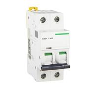 YWRWUPMGK Disjoncteur Miniature électrique IC65H 2 pôles Type C 1A - 63A 10kA A9F28201-A9F28263, 1 pièce(25 V)