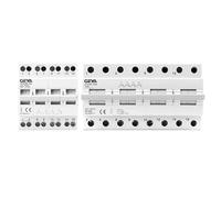 YWRWUPMGK GYHO8 4P 40A 63A 100A 125A Double Puissance commutateur d'isolement de Transfert Manuel disjoncteur de Verrouillage commutateur de Changement modulaire(25 V)