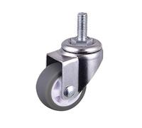YWRWUPMGK Lot de 4 roulettes légères en TPE, 2,5 cm, 3,2 cm, 3,8 cm, 5 cm, universelles, avec Frein(M10 Universal,1.5 inch)