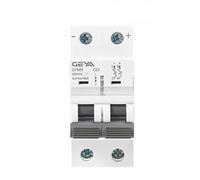 YWRWUPMGK Mini disjoncteur sur Rail Din DC MCB 6KA 2P 500V DC 6A 10A 16A 20A 25A 32A 40A 50A 63A MCB for système Solaire photovoltaïque(50A)