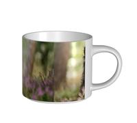 YWSOTRE Affenpinscher Lawn Black Dogs Monkey Terrier,Tasse en céramique grande capacité, tasse à thé, tasse à café 450 ml