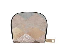 YWSOTRE Argyle de marbre d'or Rose de cuivre et de Fard à Joues, Sac à Cartes en Cuir PU, Portefeuille Porte-Cartes de crédit, étui à Cartes