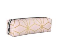 YWSOTRE Astral Métallisé Blush Rose Or, Trousse à Crayons, étui à stylos, Sac à Crayons en Cuir Portable avec Pochette à cosmétiques à Fermeture éclair
