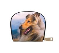 YWSOTRE Beau Colley Rugueux, Sac à Cartes en Cuir PU, Portefeuille Porte-Cartes de crédit, étui à Cartes