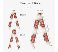 YWSOTRE Belles roses roses,Foulards, Bandeau, Foulard mode femme
