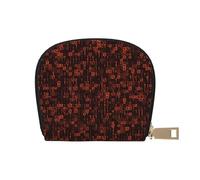 YWSOTRE Code du programmateur Rouge, Sac à Cartes en Cuir PU, Portefeuille Porte-Cartes de crédit, étui à Cartes