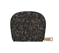 YWSOTRE Code Informatique du Programmeur, Sac à Cartes en Cuir PU, Portefeuille Porte-Cartes de crédit, étui à Cartes