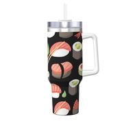 YWSOTRE Cuisine japonaise de sushis,Bouteille d'eau en acier inoxydable avec poignée Ice Bully Cup 40 oz