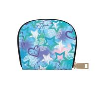 YWSOTRE Flash des Stars du Rock, Sac à Cartes en Cuir PU, Portefeuille Porte-Cartes de crédit, étui à Cartes