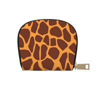 YWSOTRE Impression Girafe Imprimer, Sac à Cartes en Cuir PU, Portefeuille Porte-Cartes de crédit, étui à Cartes