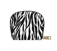 YWSOTRE Imprimé Zèbre Imprimer, Sac à Cartes en Cuir PU, Portefeuille Porte-Cartes de crédit, étui à Cartes
