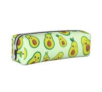 YWSOTRE Joli Avocat imprimé., Trousse à Crayons, étui à stylos, Sac à Crayons en Cuir Portable avec Pochette à cosmétiques à Fermeture éclair