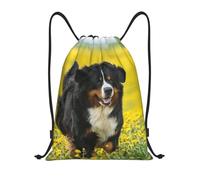 YWSOTRE Joyeux bouvier bernois, Sac à dos à cordon Sac à cordes unisexe Sac de sport Sac à dos décontracté Sac à dos à cordon