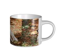 YWSOTRE Setter anglais Automne Animaux de compagnie Chiens Anglais,Tasse en céramique grande capacité, tasse à thé, tasse à café 450 ml