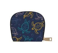 YWSOTRE Texture écaille de Tortue, Sac à Cartes en Cuir PU, Portefeuille Porte-Cartes de crédit, étui à Cartes