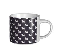 YWSOTRE West Highland Terrier,Tasse en céramique grande capacité, tasse à thé, tasse à café 450 ml