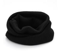 YWTAENOH - Écharpes en cachemire pour hommes et femmes - Tour de cou chaud en tricot - Écharpes à boucle circulaire épaisses - Écharpe infinie pour le cou, Noir , Taille unique