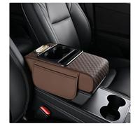 YWUANNMGAZ Coussin Accoudoir Voiture Universel pour Dacia Bigster 2025 - SUV, Coussin D'accoudoir De Voiture avec Porte Gobelet Et Multifonctionnelle Rangement Boîte(Brown)